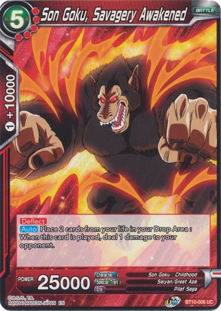 Son Goku, Savagery Awakened (BT10-006) [Rise of the Unison Warrior 2nd Edition] | Nerdhalla Games