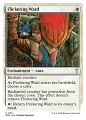 Flickering Ward (White Border) [Mystery Booster 2] | Nerdhalla Games