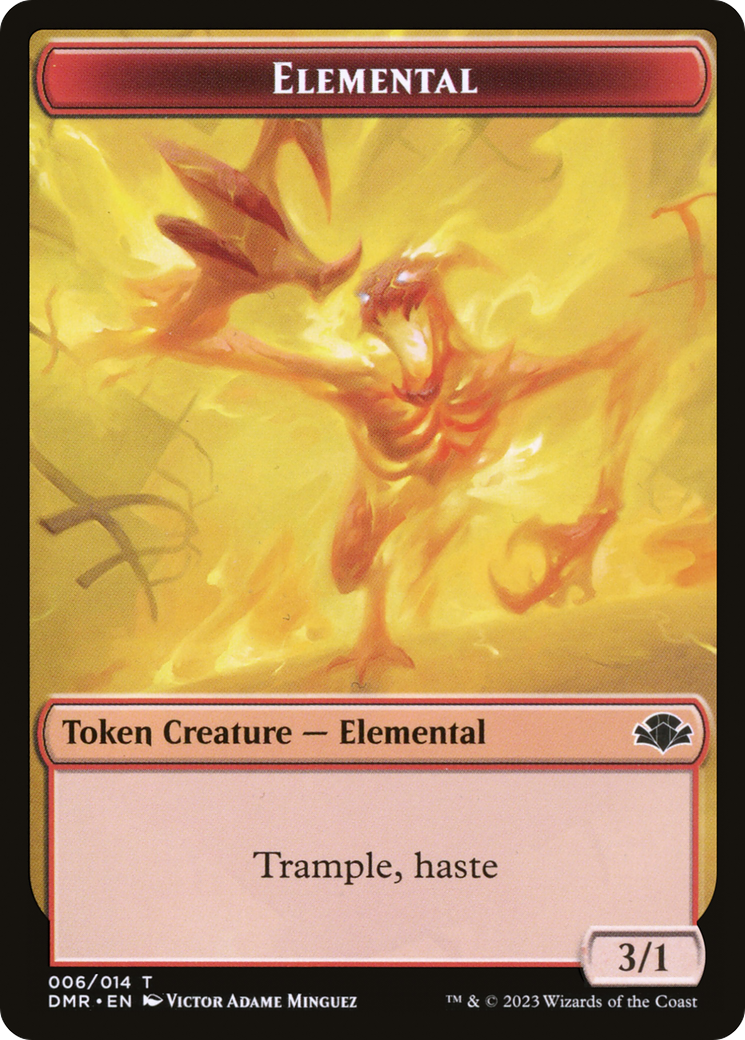 Elemental Token [Dominaria Remastered Tokens] | Nerdhalla Games