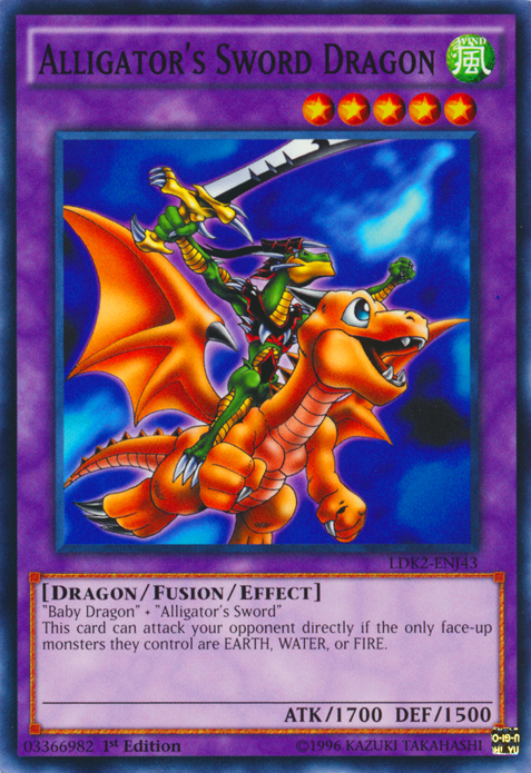 Alligator's Sword Dragon [LDK2-ENJ43] Common | Nerdhalla Games