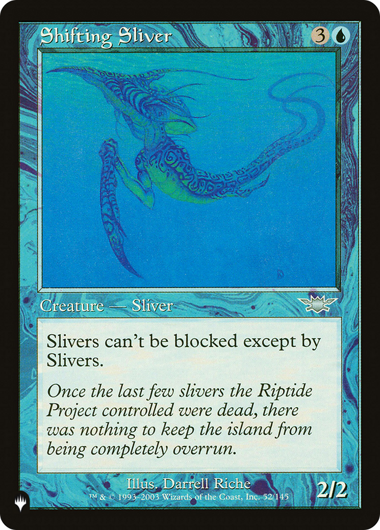 Shifting Sliver [The List] | Nerdhalla Games