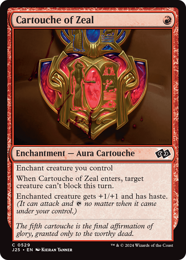 Cartouche of Zeal [Foundations Jumpstart] | Nerdhalla Games