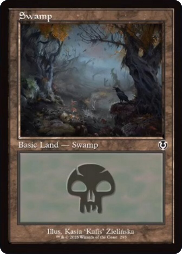 Swamp (293) (Retro Frame) [Innistrad Remastered] | Nerdhalla Games