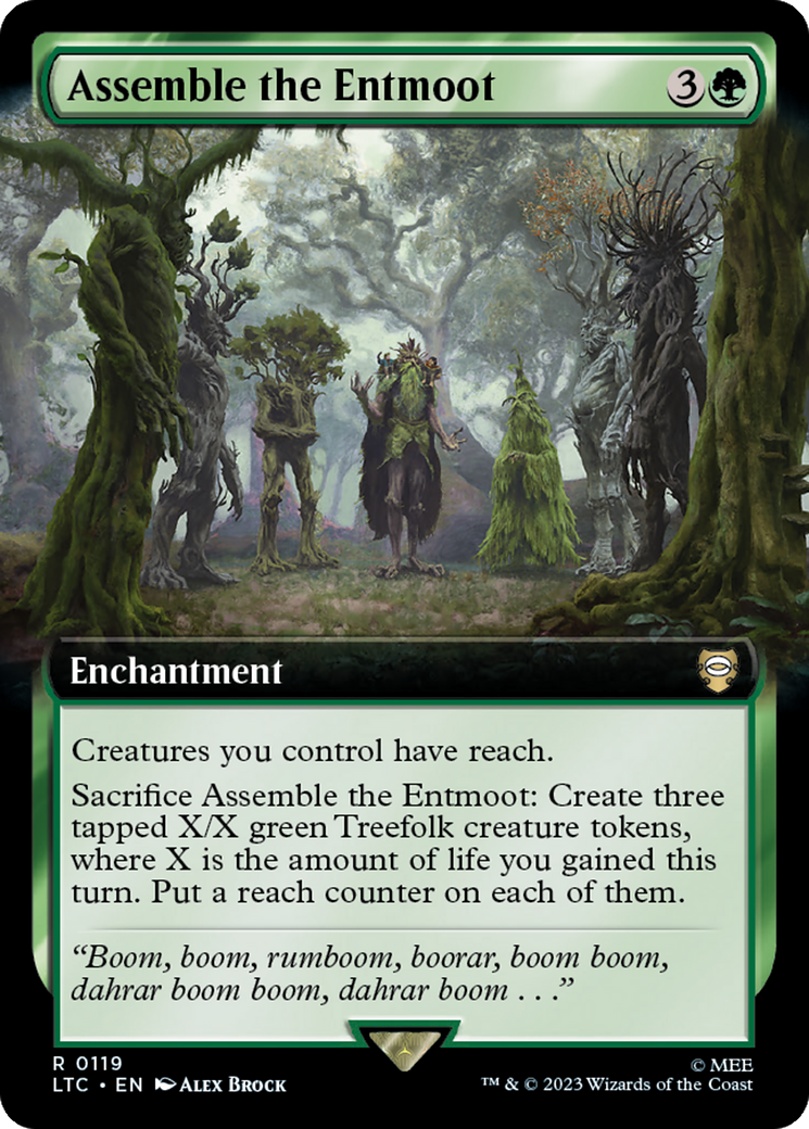 Assemble the Entmoot (Extended Art) [The Lord of the Rings: Tales of Middle-Earth Commander] | Nerdhalla Games