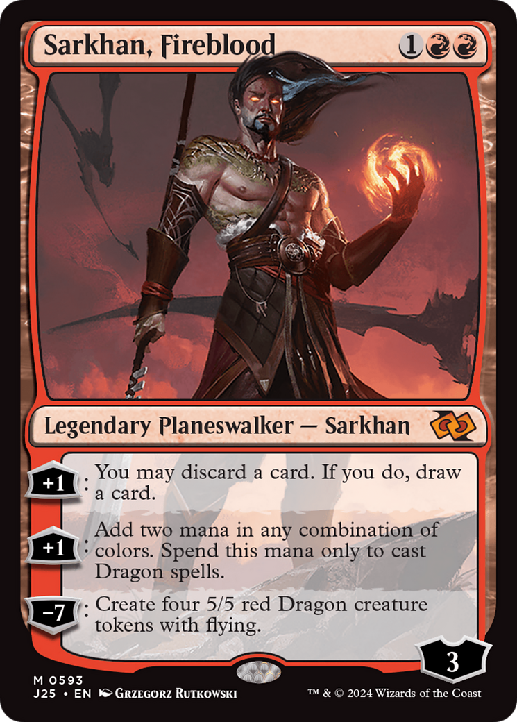 Sarkhan, Fireblood [Foundations Jumpstart] | Nerdhalla Games