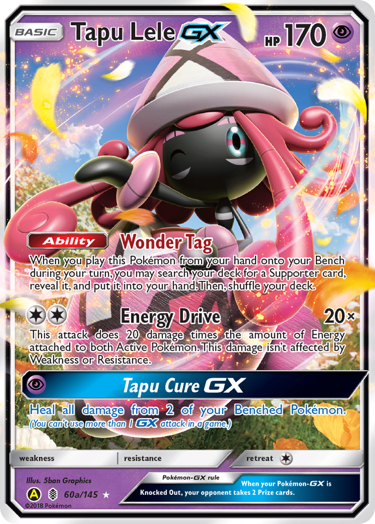 Tapu Lele GX (60a/145) [Alternate Art Promos] | Nerdhalla Games