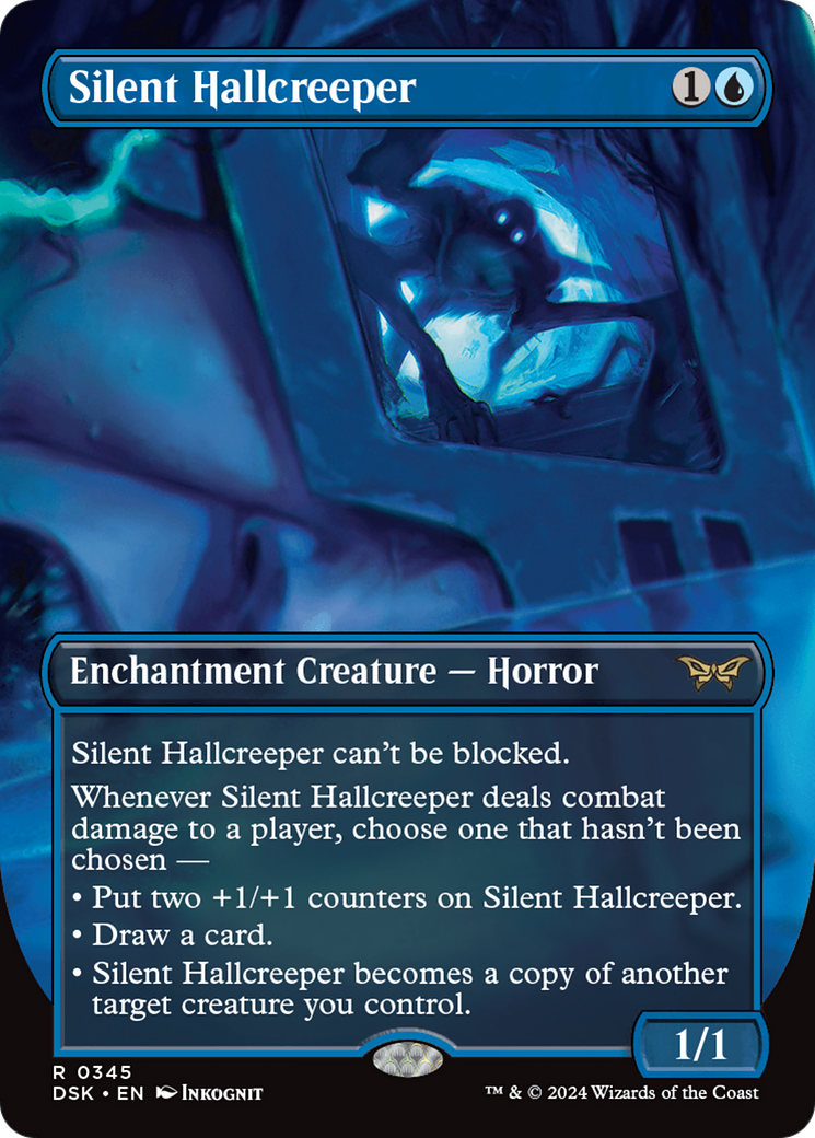 Silent Hallcreeper (Borderless) [Duskmourn: House of Horror] | Nerdhalla Games