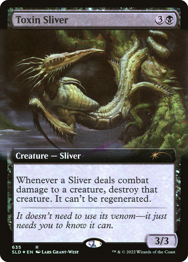 Toxin Sliver (Extended Art) [Secret Lair Drop Promos] | Nerdhalla Games