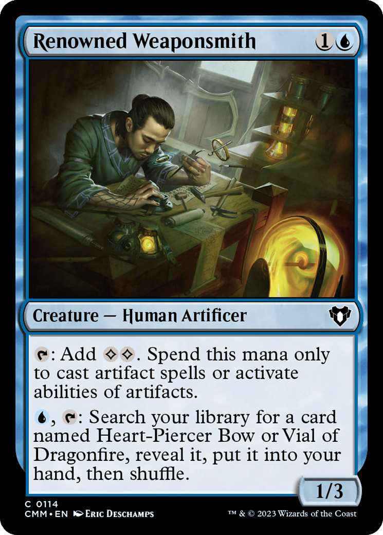 Renowned Weaponsmith [Commander Masters] | Nerdhalla Games