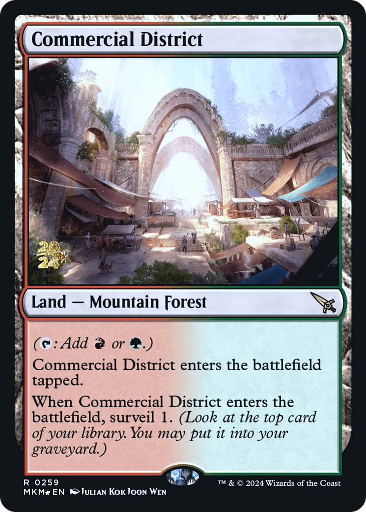 Commercial District [Murders at Karlov Manor Prerelease Promos] | Nerdhalla Games