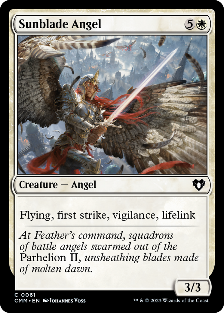 Sunblade Angel [Commander Masters] | Nerdhalla Games