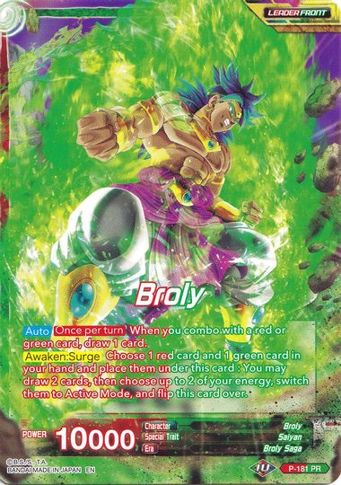 Broly // Broly, Surge of Brutality (Collector's Selection Vol. 1) (P-181) [Promotion Cards] | Nerdhalla Games