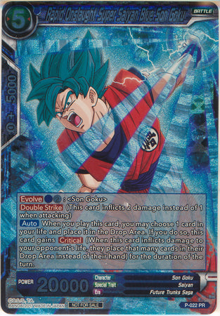 Rapid Onslaught Super Saiyan Blue Son Goku (P-022) [Promotion Cards] | Nerdhalla Games