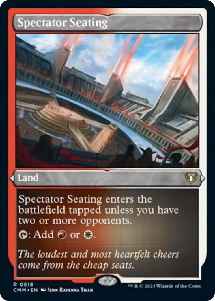 Spectator Seating (Foil Etched) [Commander Masters] | Nerdhalla Games