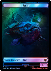 Fish // Treasure (0060) Double-Sided Token (Surge Foil) [Doctor Who Tokens] | Nerdhalla Games