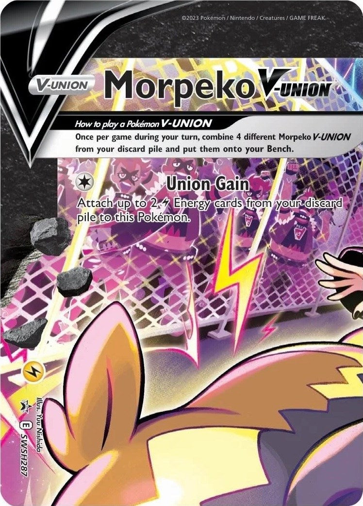 Morpeko V-Union (SWSH287) [Sword & Shield: Black Star Promos] | Nerdhalla Games