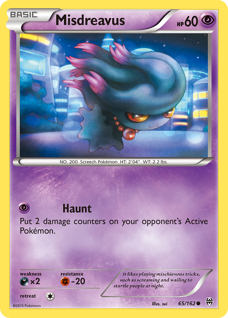 Misdreavus (65/162) [XY: BREAKthrough] | Nerdhalla Games