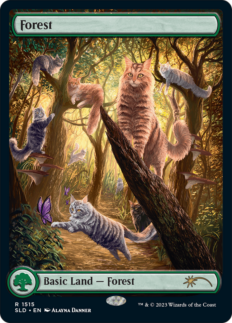 Forest (1515) [Secret Lair Commander Deck: Raining Cats and Dogs] | Nerdhalla Games