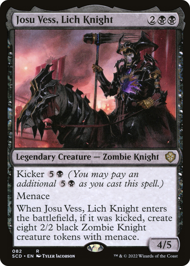 Josu Vess, Lich Knight [Starter Commander Decks] | Nerdhalla Games