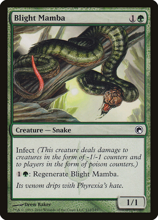 Blight Mamba [Scars of Mirrodin] | Nerdhalla Games