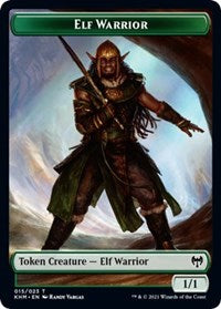 Elf Warrior // Koma's Coil Double-sided Token [Kaldheim Tokens] | Nerdhalla Games