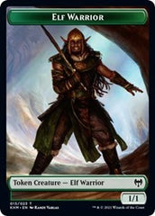 Elf Warrior // Koma's Coil Double-sided Token [Kaldheim Tokens] | Nerdhalla Games