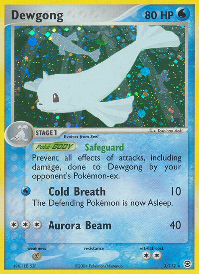 Dewgong (3/112) [EX: FireRed & LeafGreen] | Nerdhalla Games