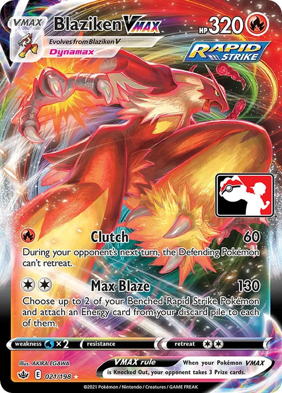 Blaziken VMAX (021/198) [Prize Pack Series One] | Nerdhalla Games