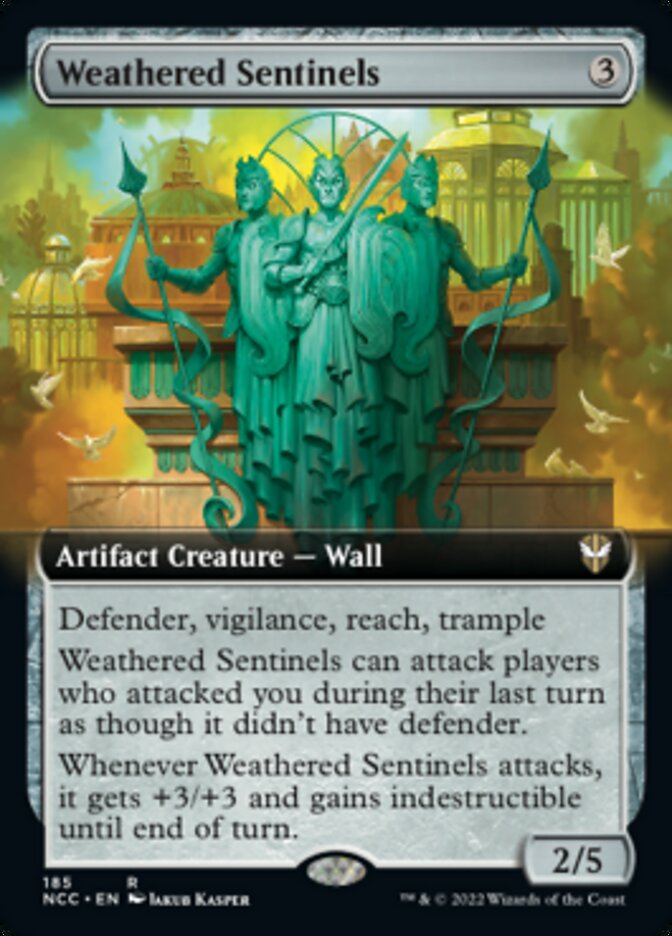 Weathered Sentinels (Extended Art) [Streets of New Capenna Commander] | Nerdhalla Games