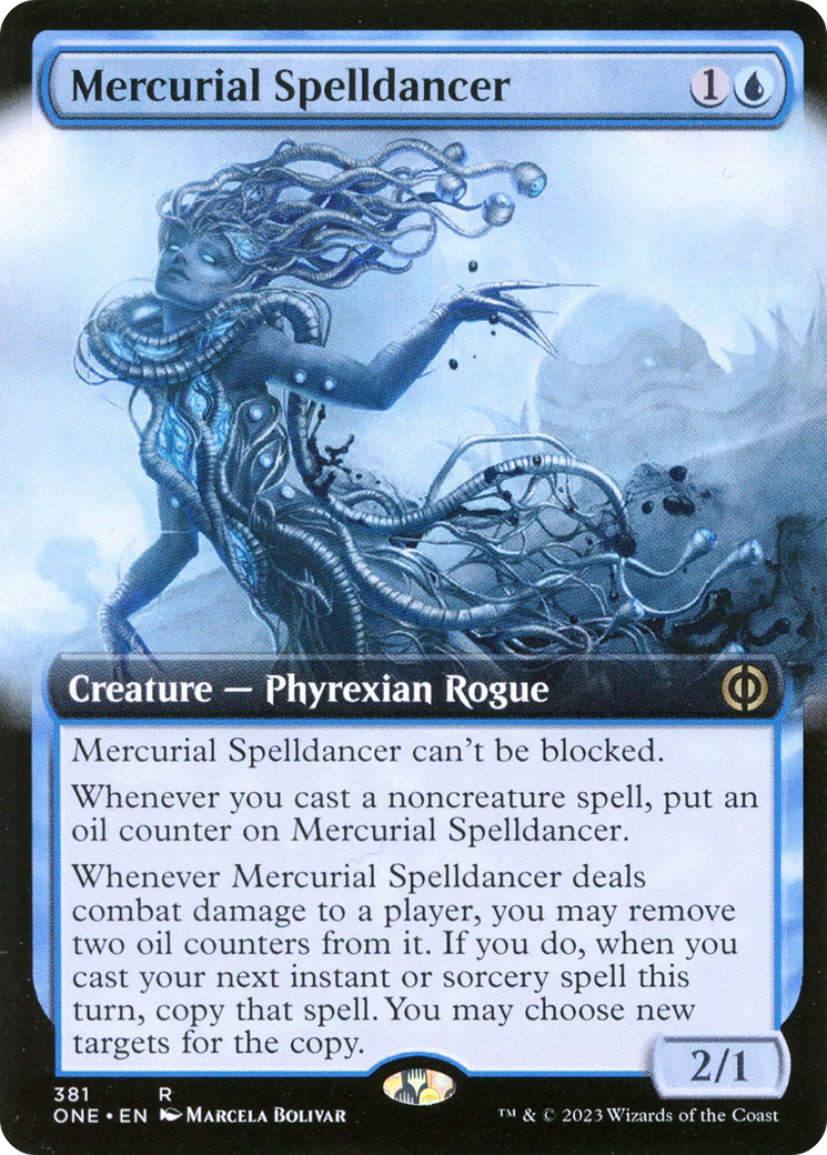 Mercurial Spelldancer (Extended Art) [Phyrexia: All Will Be One] | Nerdhalla Games