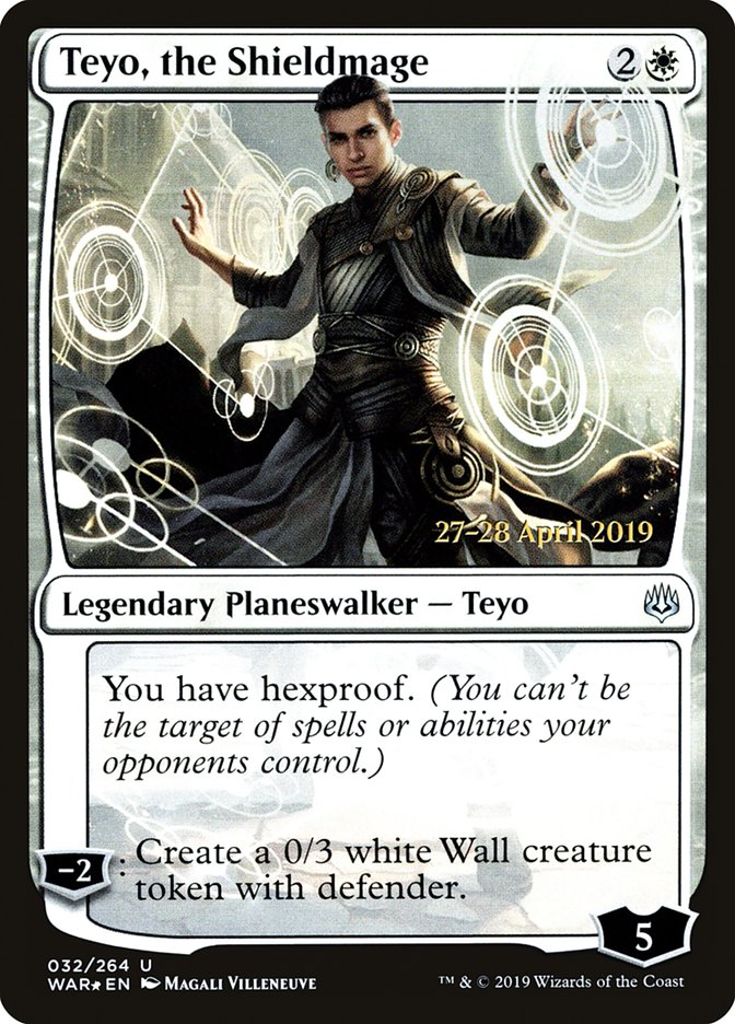 Teyo, the Shieldmage  [War of the Spark Prerelease Promos] | Nerdhalla Games