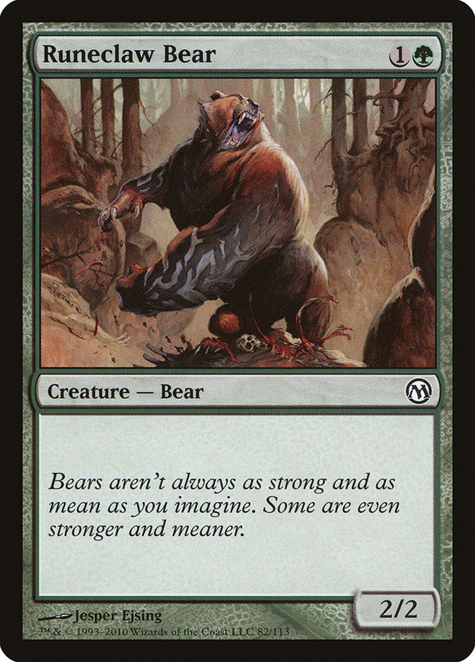 Runeclaw Bear [Duels of the Planeswalkers] | Nerdhalla Games