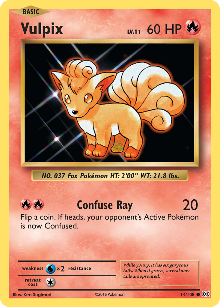 Vulpix (14/108) [XY: Evolutions] | Nerdhalla Games