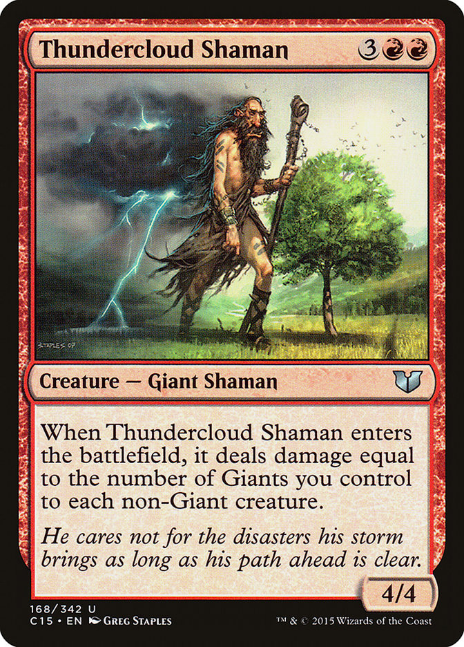 Thundercloud Shaman [Commander 2015] | Nerdhalla Games