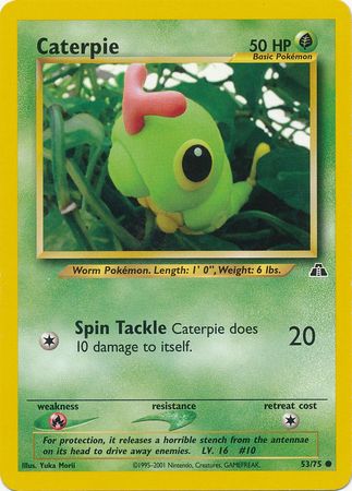 Caterpie (53/75) [Neo Discovery Unlimited] | Nerdhalla Games