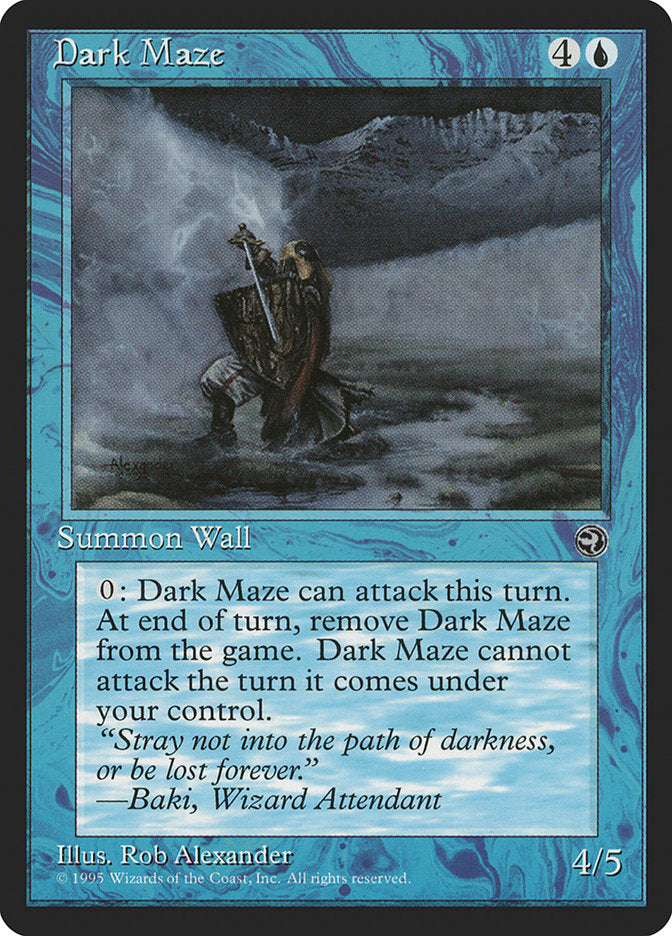 Dark Maze (Baki Flavor Text) [Homelands] | Nerdhalla Games