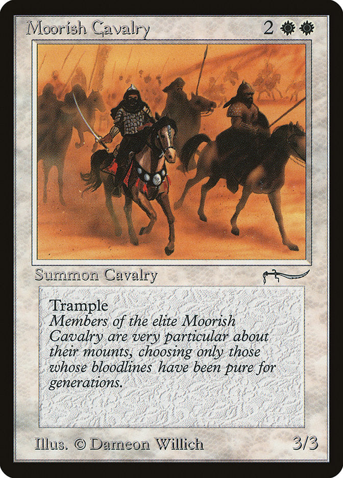 Moorish Cavalry (Light Mana Cost) [Arabian Nights] | Nerdhalla Games