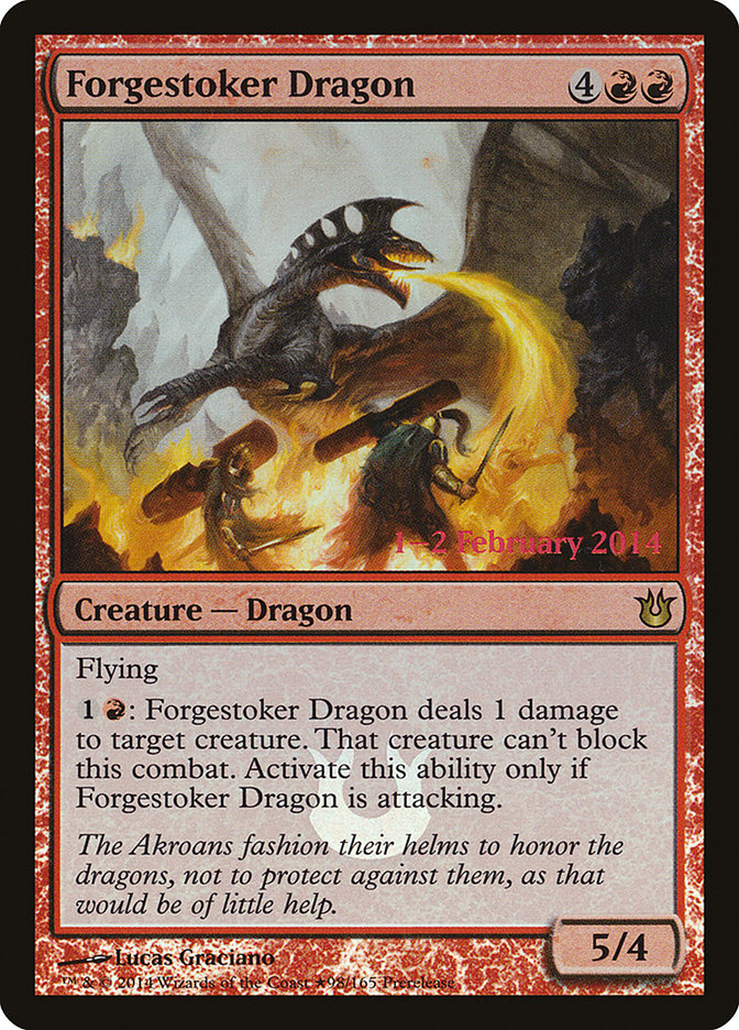 Forgestoker Dragon  [Born of the Gods Prerelease Promos] | Nerdhalla Games