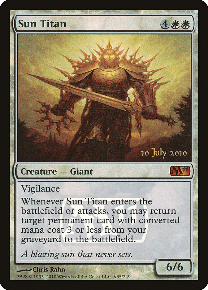 Sun Titan [Magic 2011 Prerelease Promos] | Nerdhalla Games