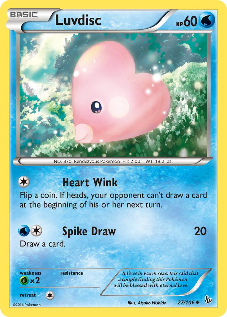 Luvdisc (27/106) [XY: Flashfire] | Nerdhalla Games