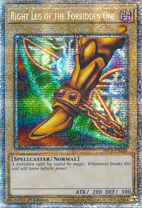 Right Leg of the Forbidden One [BLCR-EN102] Starlight Rare | Nerdhalla Games