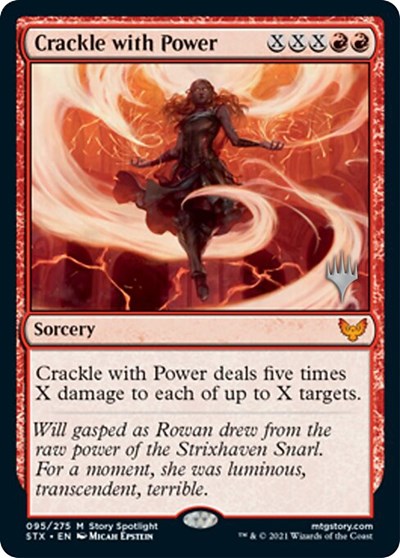 Crackle with Power (Promo Pack) [Strixhaven: School of Mages Promos] | Nerdhalla Games