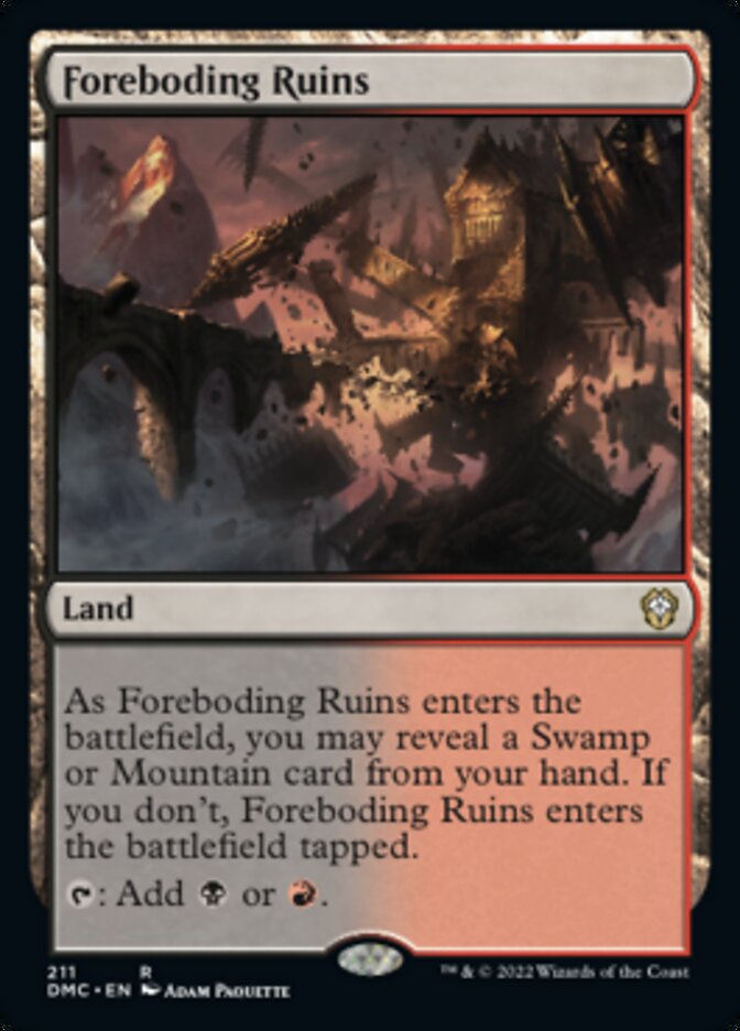 Foreboding Ruins [Dominaria United Commander] | Nerdhalla Games