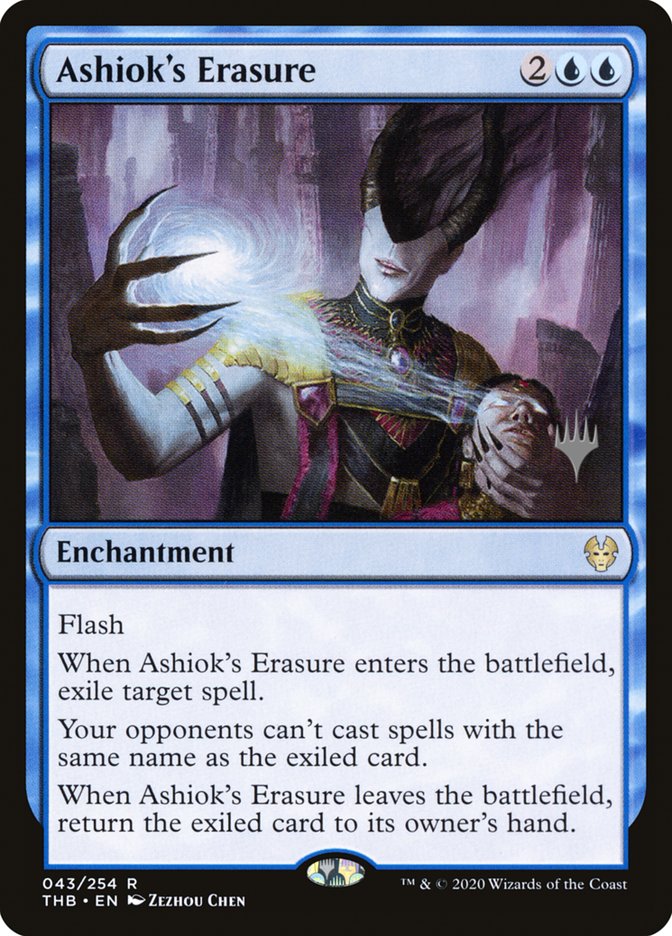 Ashiok's Erasure (Promo Pack) [Theros Beyond Death Promos] | Nerdhalla Games