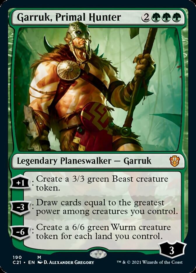 Garruk, Primal Hunter [Commander 2021] | Nerdhalla Games