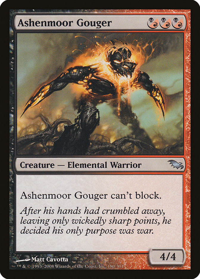 Ashenmoor Gouger [Shadowmoor] | Nerdhalla Games