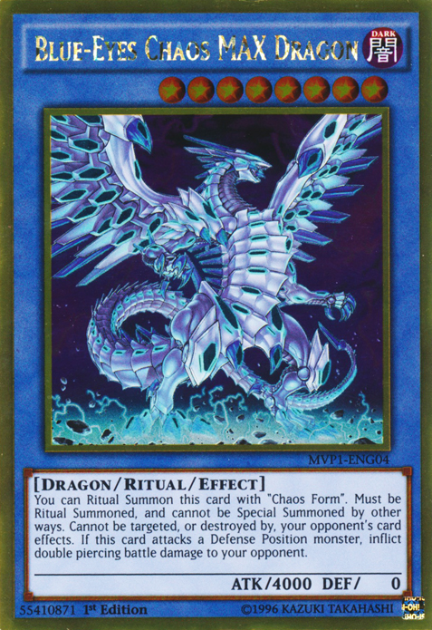 Blue-Eyes Chaos MAX Dragon [MVP1-ENG04] Gold Rare | Nerdhalla Games