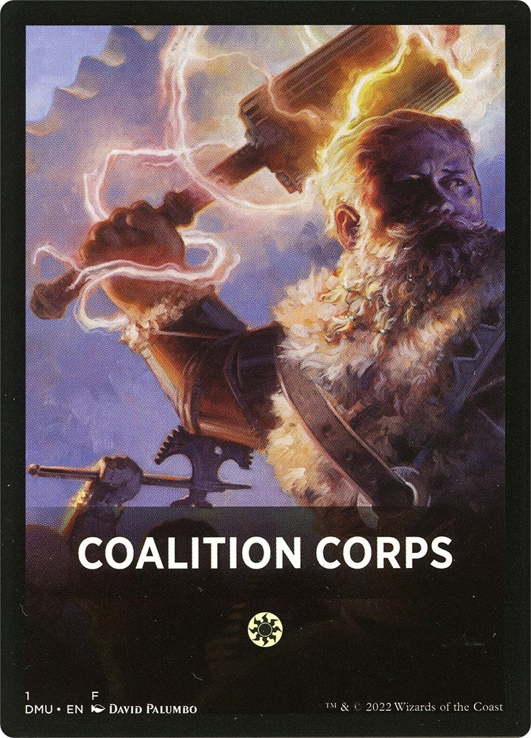 Coalition Corps Theme Card [Dominaria United Tokens] | Nerdhalla Games