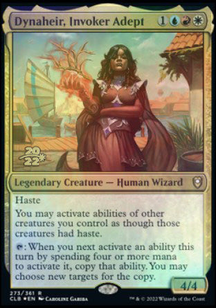 Dynaheir, Invoker Adept [Commander Legends: Battle for Baldur's Gate Prerelease Promos] | Nerdhalla Games