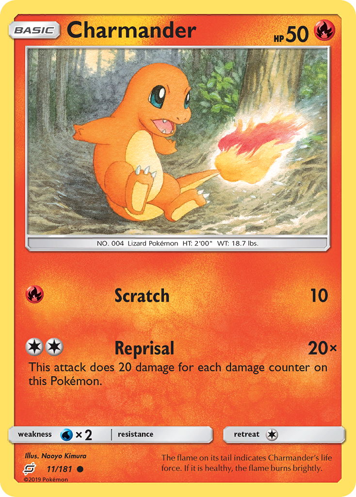 Charmander (11/181) [Sun & Moon: Team Up] | Nerdhalla Games